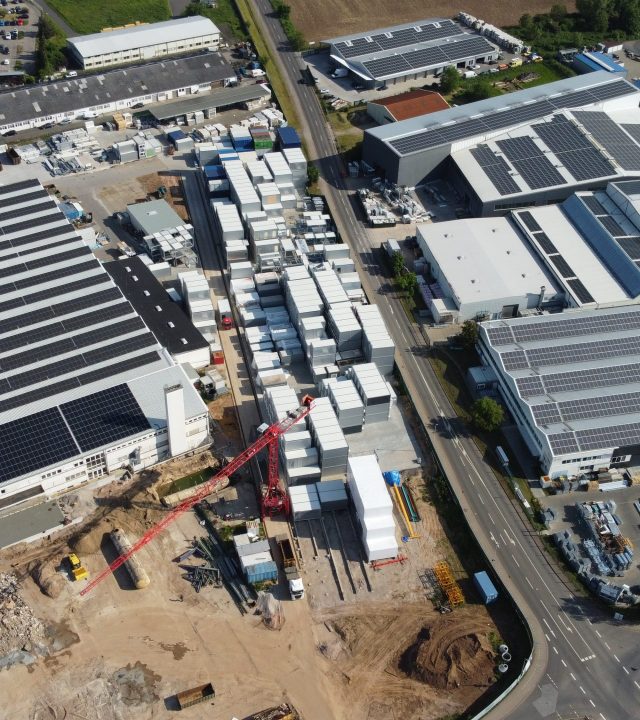 Werksgelände Draufsicht